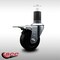 Service Caster 3.5'' SS Soft Rubber Swivel 1-5/8'' Expanding Stem Caster Total Lock Brake SCC-SSEXTTL20S3514-SRS-158 - alternate 3